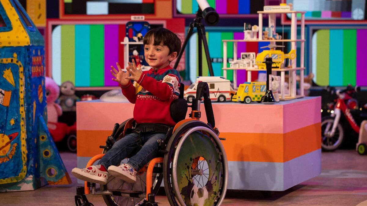 Adam King aged six from Cork on The Late Late Toy Show 2020. Picture: Andres Poveda Photography Adam King aged six from Cork on The Late Late Toy Show 2020. Picture: Andres Poveda Photography