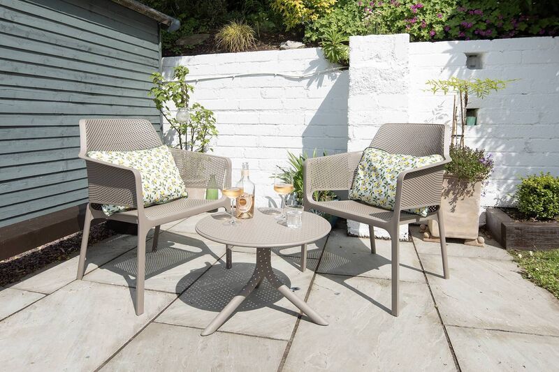 Separate patio area
