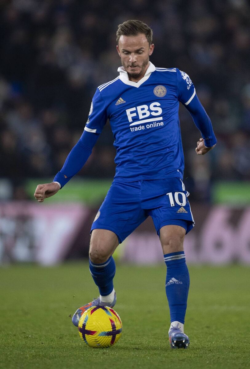 James Maddison is likely to be recalled with Leicester needing a win to have any chance of survival. Pic: Joe Prior/Visionhaus via Getty Images