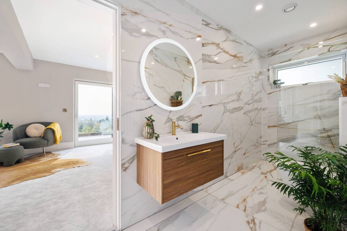 Jack and Jill bathroom