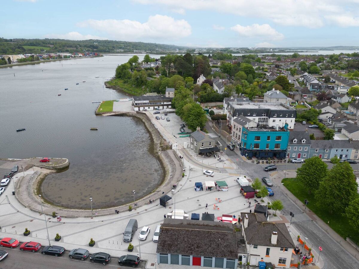 Looking east towards Castle Road from Blackrock village