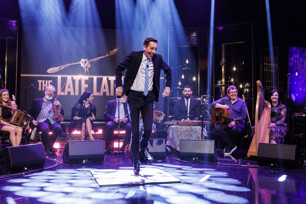Ryan Tubridy pictured on the series finale of The Late Late Show. Picture: Andres Poveda Ryan Tubridy pictured on the series finale of The Late Late Show. Picture: Andres Poveda