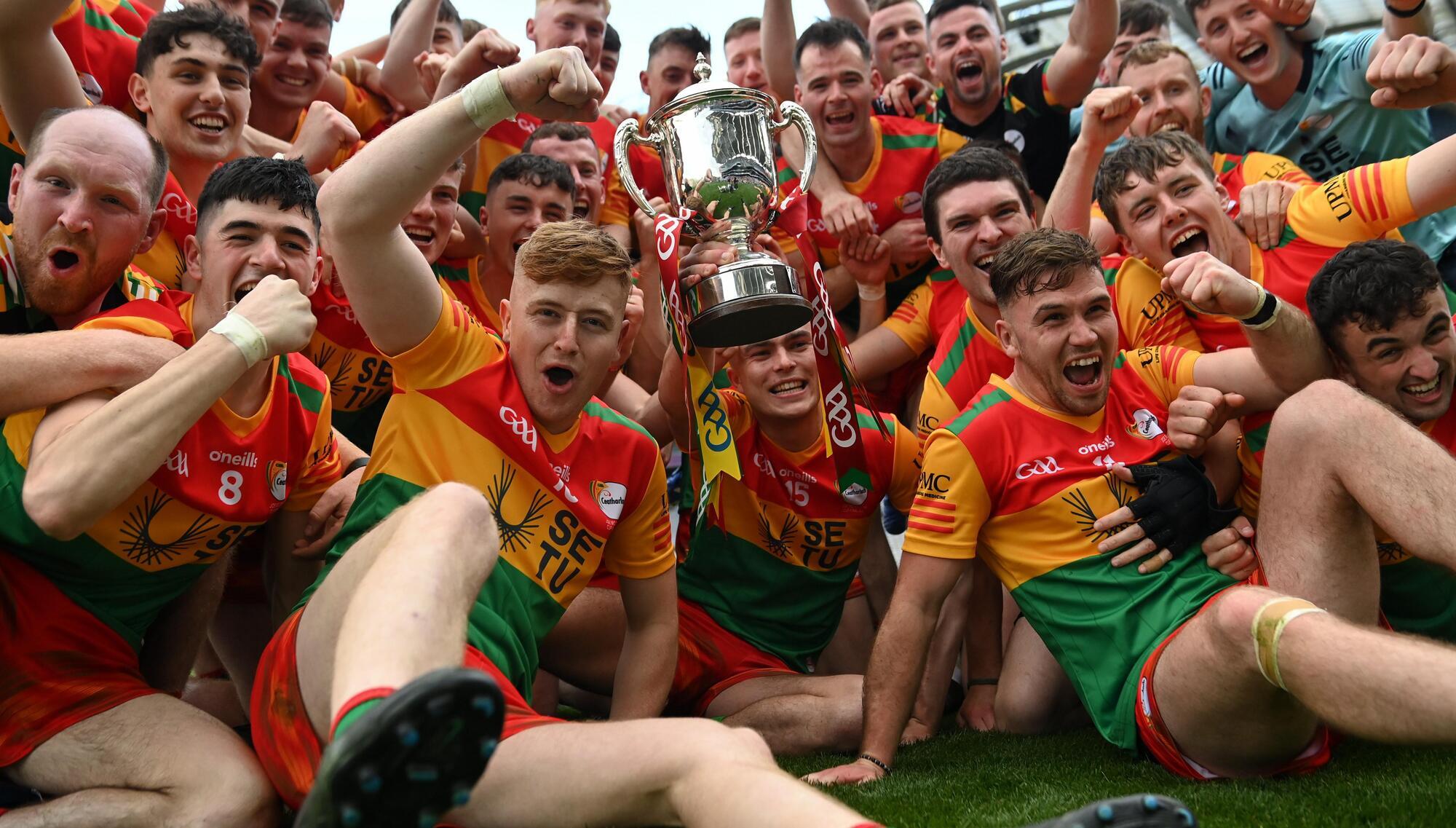 Carlow clinch Joe McDonagh Cup after incredible battle with Offaly 
