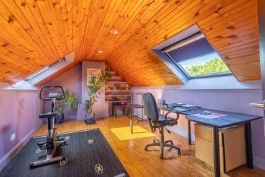 Converted attic