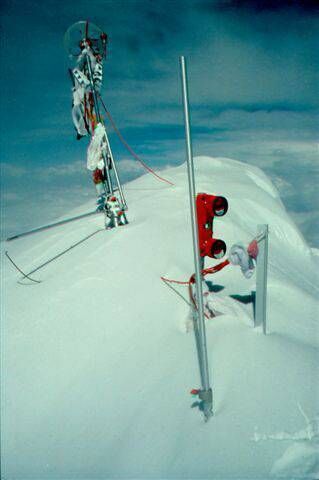 Everest's summit 1993. Picture: Dawson Stelfox