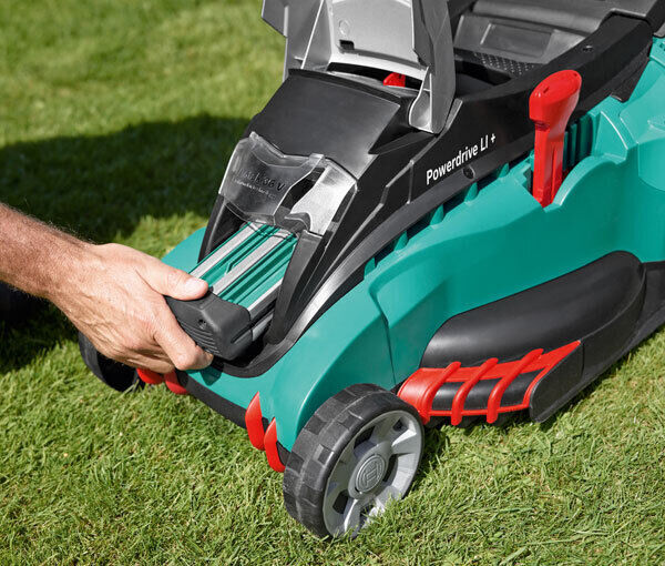 This Bosch Rotak Lithium-Ion Ergoflex Cordless Rotary Lawnmower features a 1200 watt Powerdrive motor and32cm cutting blades, 30-60mm grass heights and 8 grip positions. Battery-fed machines that recharge as fast as this one, a mere 90 minutes, remain relatively expensive but have a large following. €499 Littlewoods. This Bosch Rotak Lithium-Ion Ergoflex Cordless Rotary Lawnmower features a 1200 watt Powerdrive motor and32cm cutting blades, 30-60mm grass heights and 8 grip positions. Battery-fed machines that recharge as fast as this one, a mere 90 minutes, remain relatively expensive but have a large following. €499 Littlewoods.