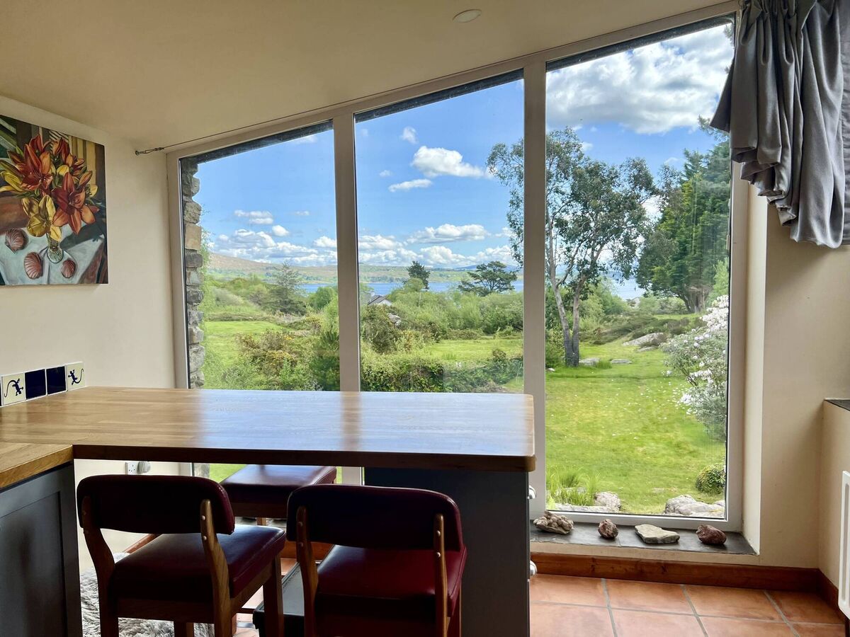 View from kitchen diner