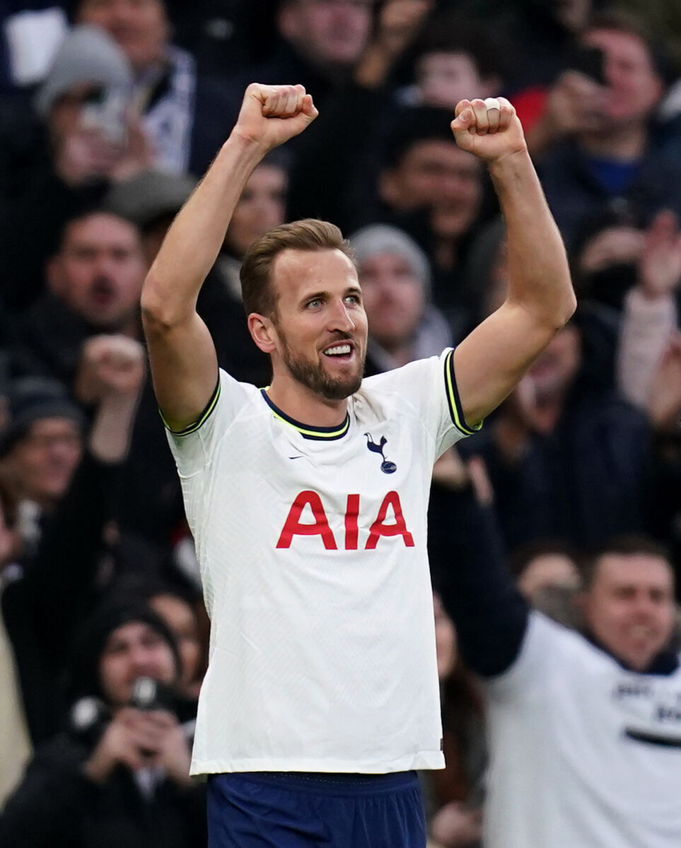 RARE TALENT: Tottenham Hotspur's Harry Kane celebrates. Pic: John Walton/PA Wire.