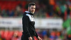 <p>ACTION NEEDED: Shamrock Rovers manager Stephen Bradley. Pic: Photo by Eóin Noonan/Sportsfile</p>