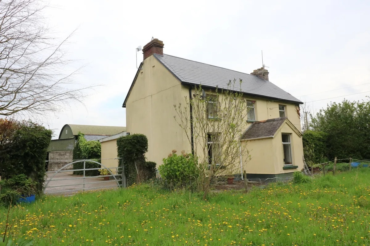 The traditional farmhouse on the 23-acre farm sold at auction in Carrick-on-Suir.