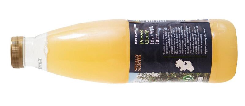 Aldi Cloudy Irish Apple Juice.