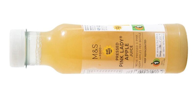 Marks and Spencer Pressed Pink Lady Apple Juice.