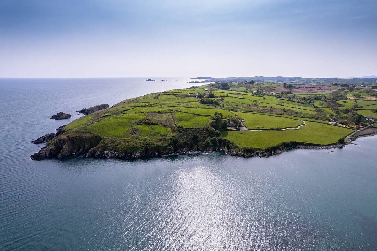 Glandore harbour's a bit over the headland....