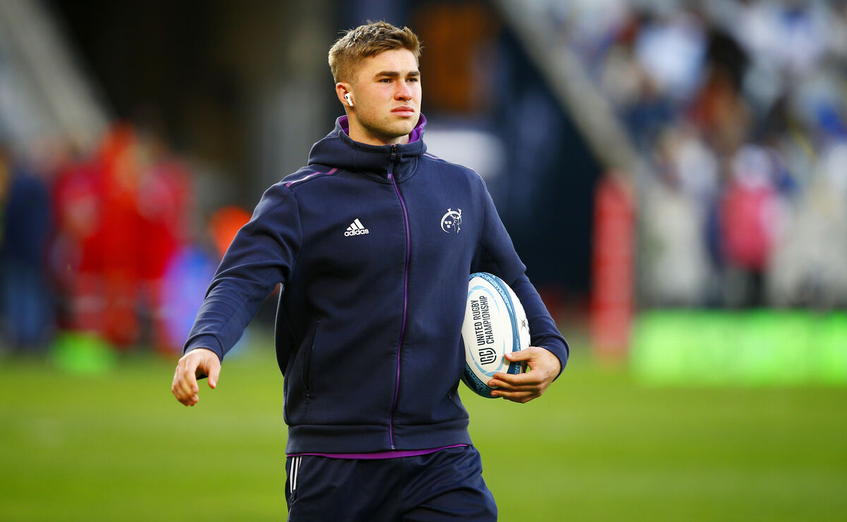 Munster's Jack Crowley. Picture: INPHO/Steve Haag Sports/Steve Haag