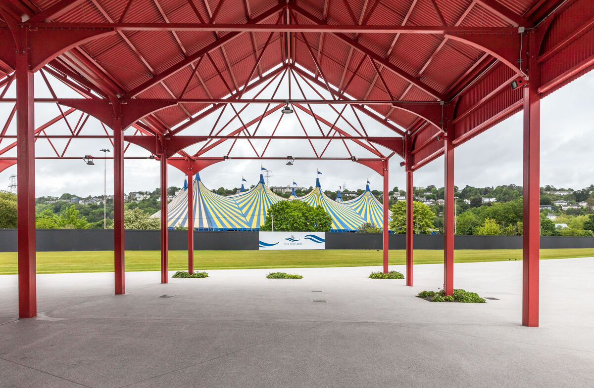 Marina Park with The Marquee in the background