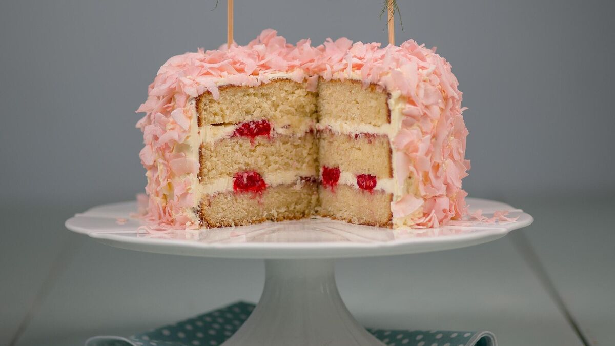 Eunice Power's Raspberry Coconut Cake