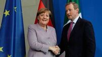 Angela Merkel promises to defend Irish interests at Brexit talks