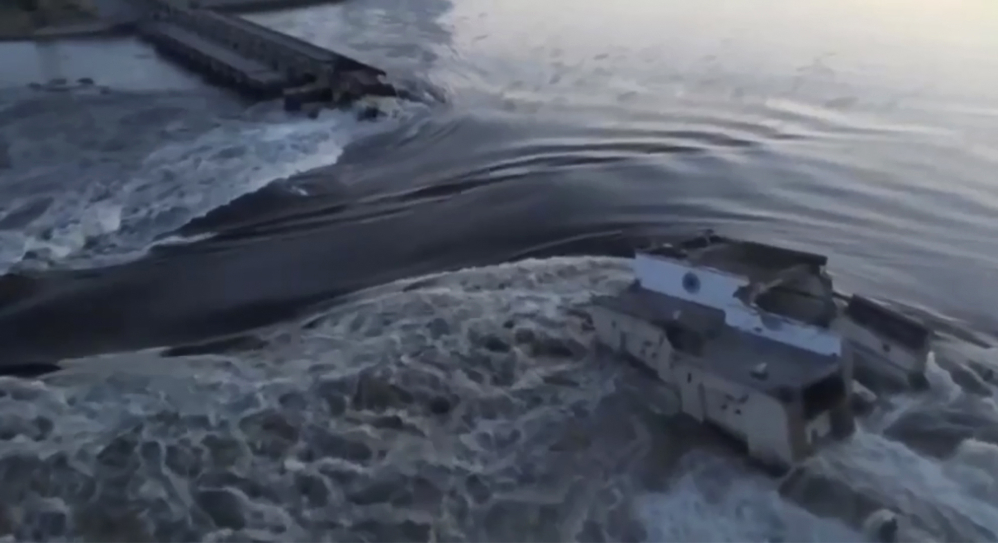 Ukraine accuses Russian forces of blowing up dam