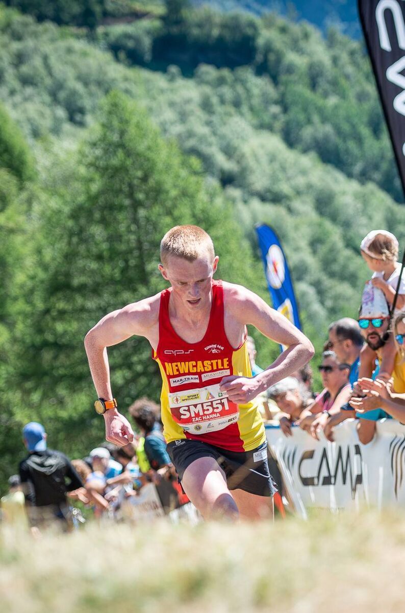 Hanna: Letting his running do the talking. 