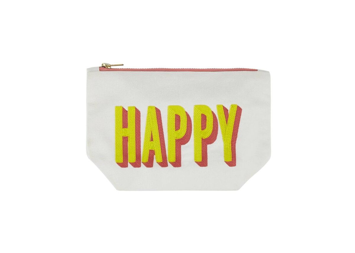 The Happy washbag, €9.99, Homesense and TK Maxx. 