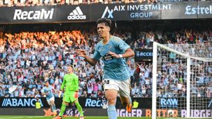 <p>HOT PROPERTY: Gabri Veiga of RC Celta celebrates. Pic: Octavio Passos/Getty Images</p>