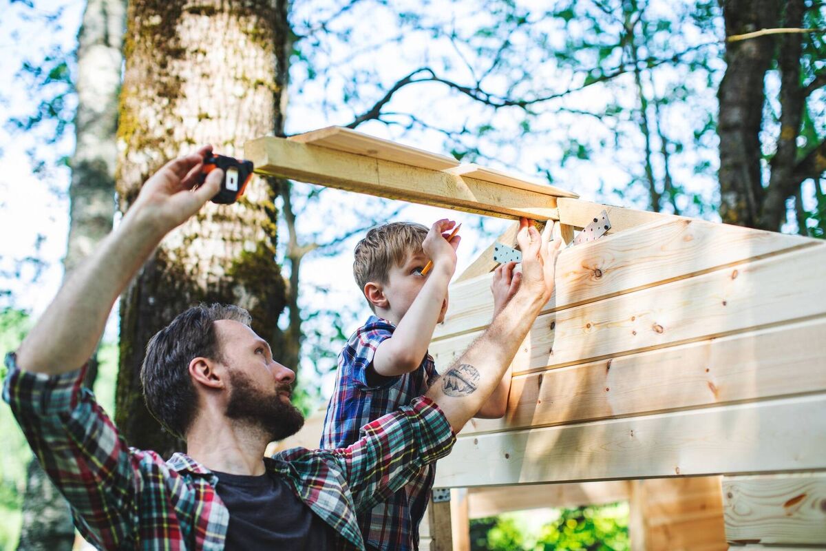 When building any DIY play place, check for the measurements, height, standards and engineering demanded of store-bought designs. The safer it is, the more freedom you can gift your older child in terms of supervision. Pictures: iStock When building any DIY play place, check for the measurements, height, standards and engineering demanded of store-bought designs. The safer it is, the more freedom you can gift your older child in terms of supervision. Pictures: iStock