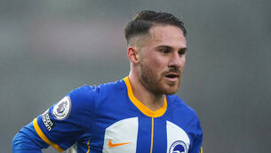 <p>ANFIELD-BOUND: Brighton and Hove Albion's Alexis Mac Allister.</p>