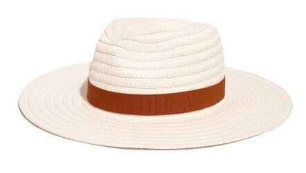 Packable braided straw hat, Madewell, €51
