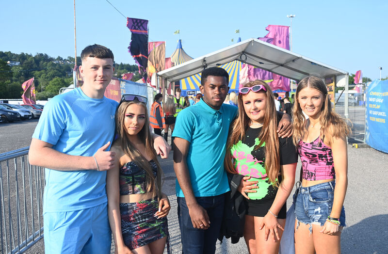 Ryan O'Driscoll, Hollie Quinn, Prince Ikechukwu, Leah O'Driscoll and Emma Gibson , from The Glen, Cork at Aitch's, gig at the Marquee. Picture: Larry Cummins Ryan O'Driscoll, Hollie Quinn, Prince Ikechukwu, Leah O'Driscoll and Emma Gibson , from The Glen, Cork at Aitch's, gig at the Marquee. Picture: Larry Cummins