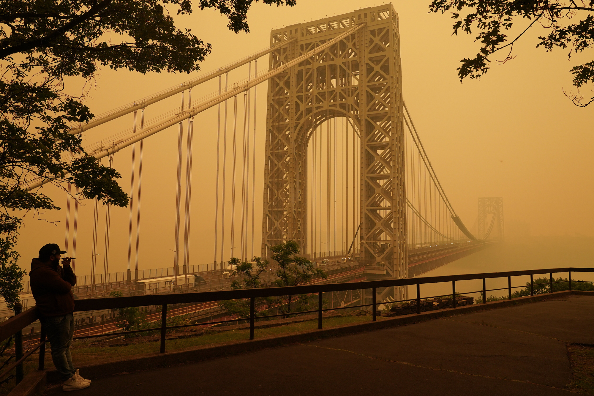 US hit by smoke from out-of-control wildfires across the border in Canada
