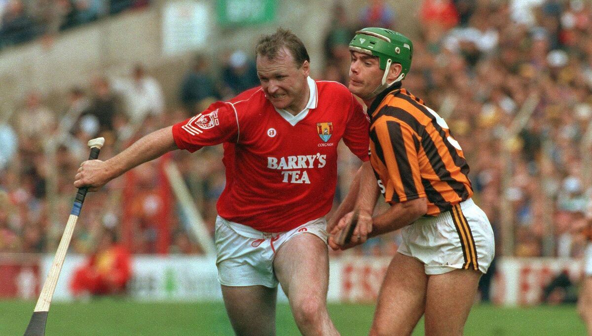 Teddy McCarthy and Bill Hennessy in the All Ireland Hurling Final Kilkenny vs Cork in 1992. Picture: ©INPHO Teddy McCarthy and Bill Hennessy in the All Ireland Hurling Final Kilkenny vs Cork in 1992. Picture: ©INPHO