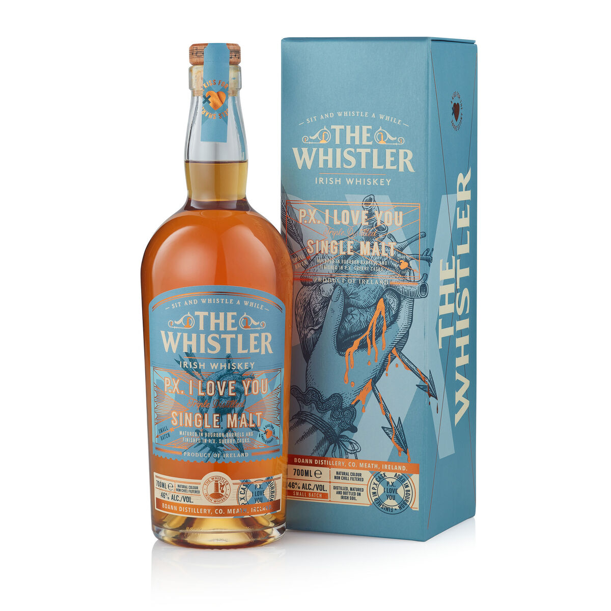Boann Distillery's PX I Love You gift-box, from its Whistler range