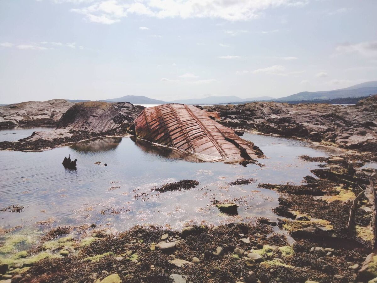 Wreck of Nuestra Senora de Gardtoza — a sister ship of the Zorro Zaure which also ended up at Roancarrig Beg Island. Picture: Dan MacCarthy