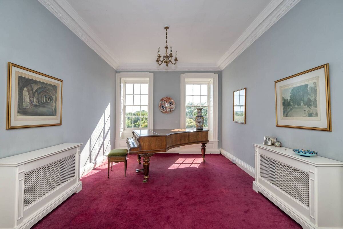 First floor landing with baby grand piano