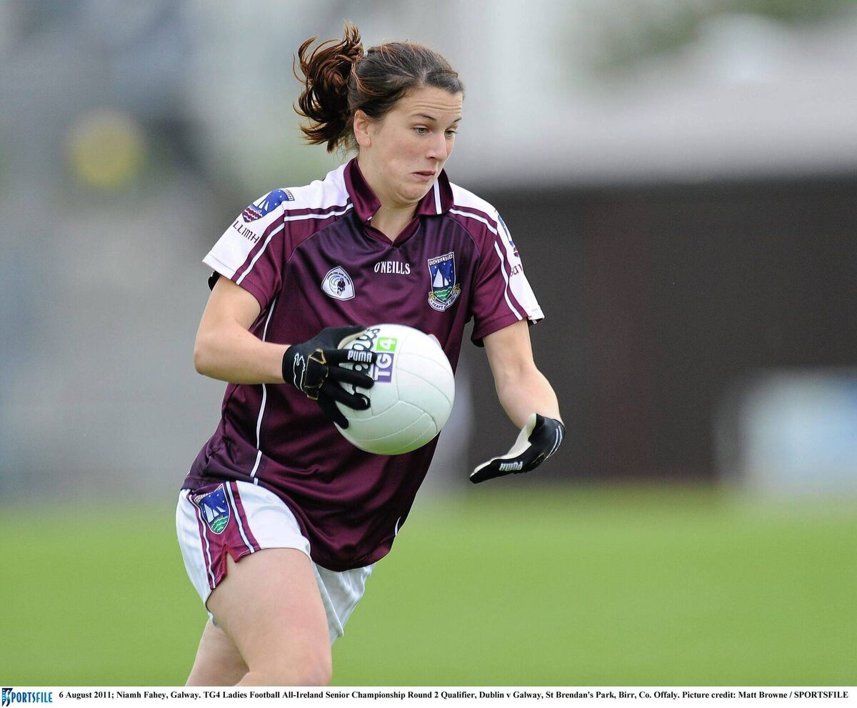 GALWAY GIRL: Niamh Fahey in action for Galway in 2011. Pic: Matt Browne/Sportsfile 