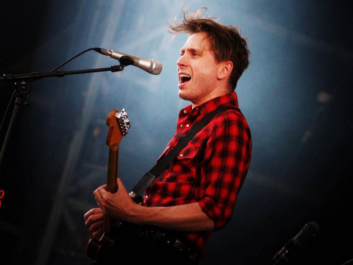 Franz Ferdinand lead singer Alex Kapranos at the T in the Park music festival in 2009. Franz Ferdinand lead singer Alex Kapranos at the T in the Park music festival in 2009.