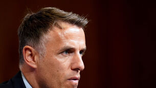 Phil Neville has joined the backroom staff of Canada’s national team (John Walton/PA)