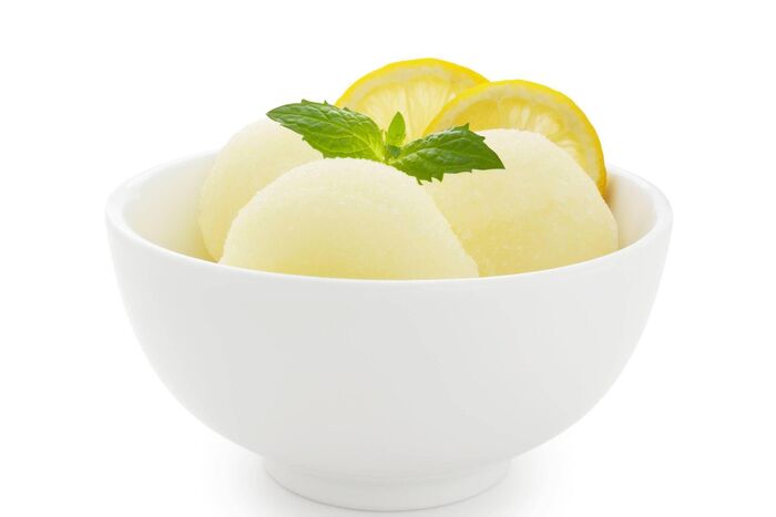 Blackcurrant Leaf Sorbet