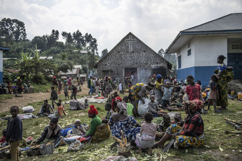 People escaping war and persecution in the Democratic Republic of Congo — as well as  Afghanistan, Sudan, Yemen, Somalia, and Syria — struggle to survive on €38.80 per week in Ireland. File picture: Moses Sawasawa/AP