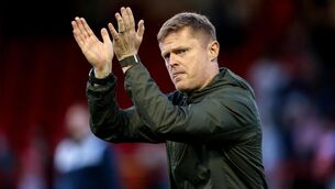 <p>WELCOME: Shelbourne head coach Damien Duff. Pic: INPHO/Ben Brady</p>
