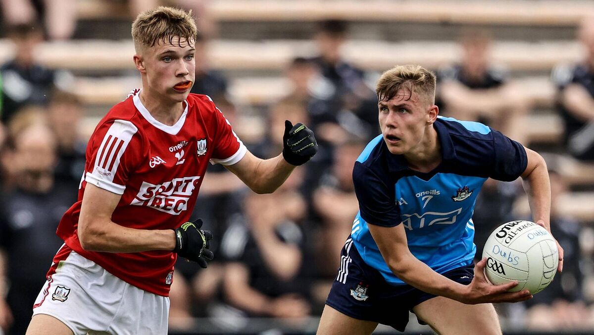 LATE DRAMA: Cork's David O’Leary with Ryan Mitchell of Dublin. Pic: ©INPHO/Ben Brady