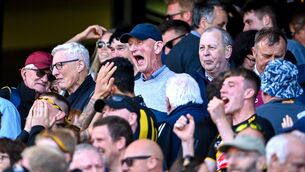 <p>CAT THAT CAUGHT THE CREAM: Former Kilkenny manager Brian Cody celebrates. Photo by Piaras Ó Mídheach/Sportsfile</p>