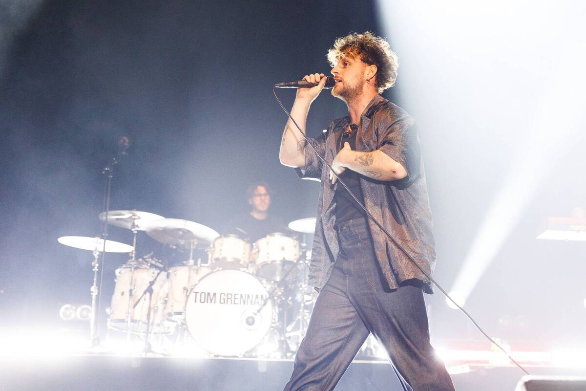 Tom Grennan at Live at the Marquee in Cork in 2022. Tom Grennan at Live at the Marquee in Cork in 2022.