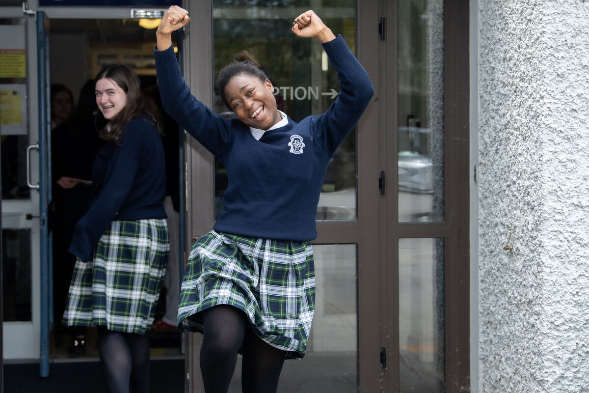 Cloadh McCluskey and Zoe Ncube take a break between exams at Presentation Secondary School in Tralee Co Kerry. Picture: Domnick Walsh Cloadh McCluskey and Zoe Ncube take a break between exams at Presentation Secondary School in Tralee Co Kerry. Picture: Domnick Walsh