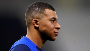 <p>NO EXTENSION: Kylian Mbappe could be sold this summer. Pic: Mike Egerton/PA</p>