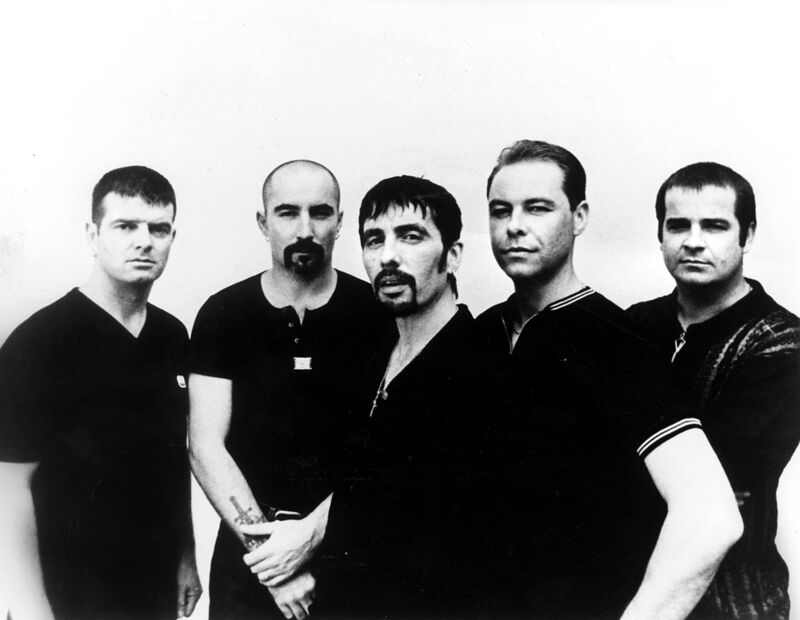 Christy Dignam with Aslan.