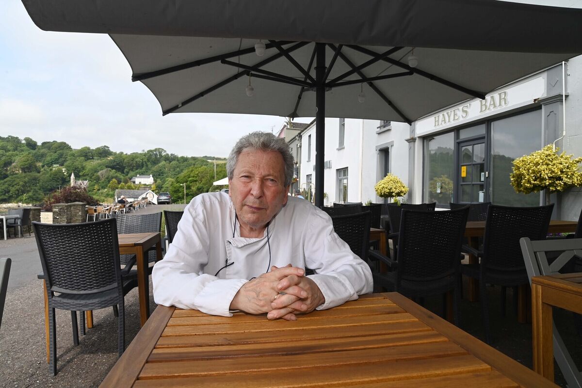 David Wine at Hayes' Bar, Glandore, Co Cork. Picture: Denis Minihane.