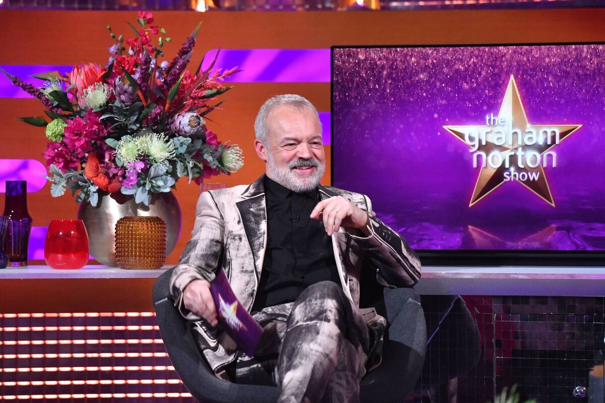 Graham Norton during the filming for the Graham Norton Show. Picture: Matt Crossick/PA Photos. Graham Norton during the filming for the Graham Norton Show. Picture: Matt Crossick/PA Photos.