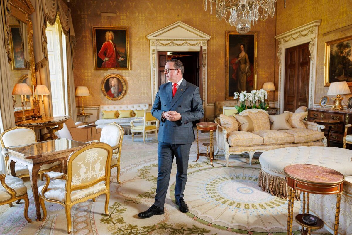 General manager Peter White at Ballyfin Demesne, Laois. Picture: Jeff Harvey