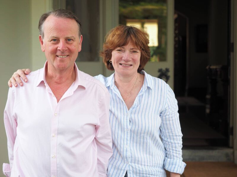 Maurice and Francesca O'Connell pictured outside Lakeview House in Fossa, Killarney, Co Kerry.